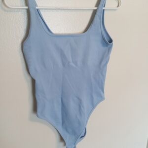 COQQ Sky Blue One Piece Bodysuit Sz L